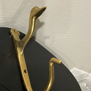 Elegant brass duck Wall Hook
